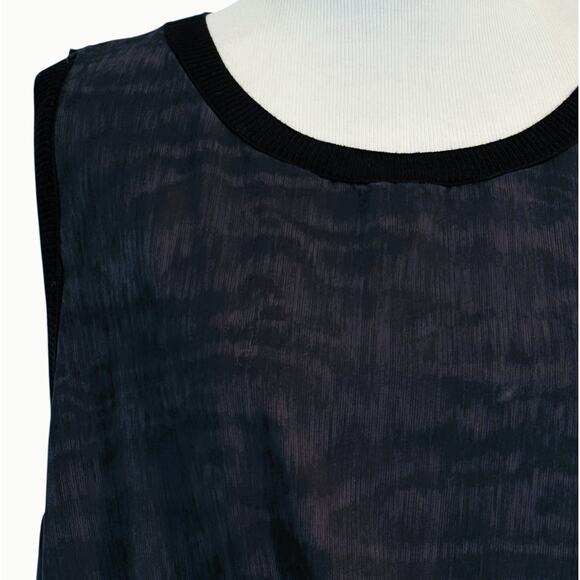 Athleta Vintage Rincon Tie Waist Dress Womens Large Black Y2K Performance Mini - Picture 3 of 11